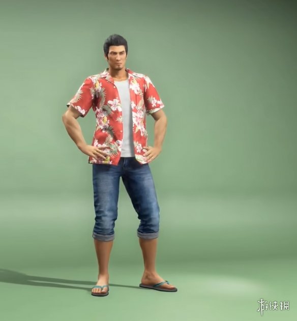 《如龙极3》桐生一马穿搭套装:西装暴徒与度假风!(图3) 3