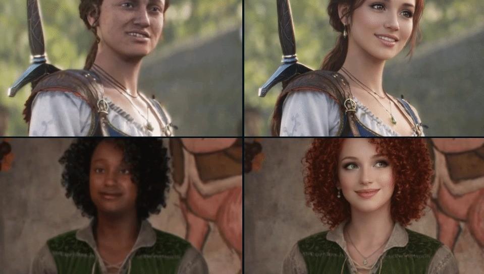 网友将《神鬼寓言4》NPC大妈改成黑美人 顺眼多了!(图5) 网友将《神鬼寓言4》NPC大妈改成黑美人 顺眼多了!