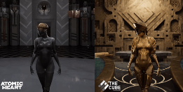 《原子之心》同世界观新作《The CUBE》新预告：金色版双子舞伶激情热舞！
