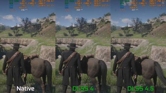 《大镖客2》DLSS 4.5演示 画质竟反超原生分辨率!(图3) 游民星空