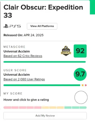 IGN评分3.0的垃圾掌机游戏，怎么突然成了《33号远征队》劲敌？
