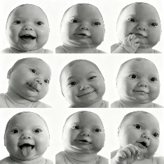 诡异的婴儿流口水黑白大头照，怎么就成为了网友摆烂专用表情包？