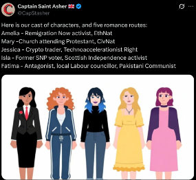 白左“教育软件”里的“仇外“少女，成为了英国男人的幻想对象