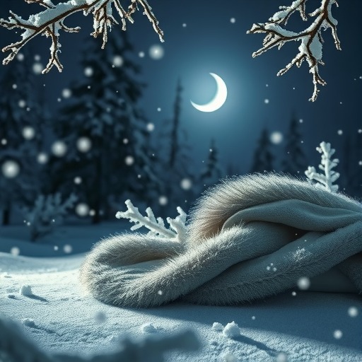 新月裁风裘缀雪，瑶光夜野匿清辉