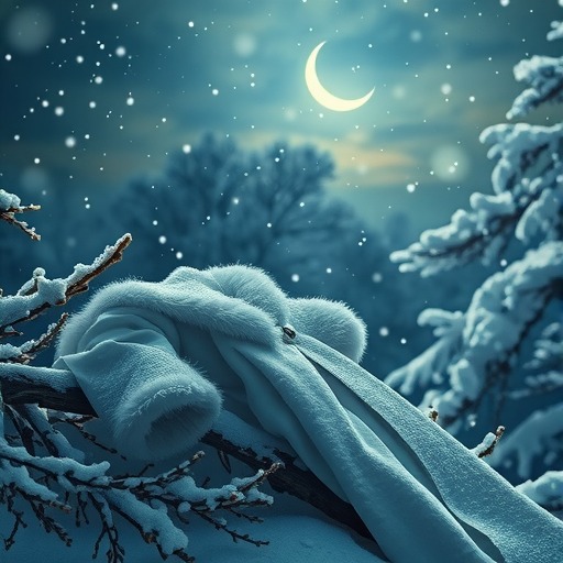 新月裁风裘缀雪，瑶光夜野匿清辉(图1)