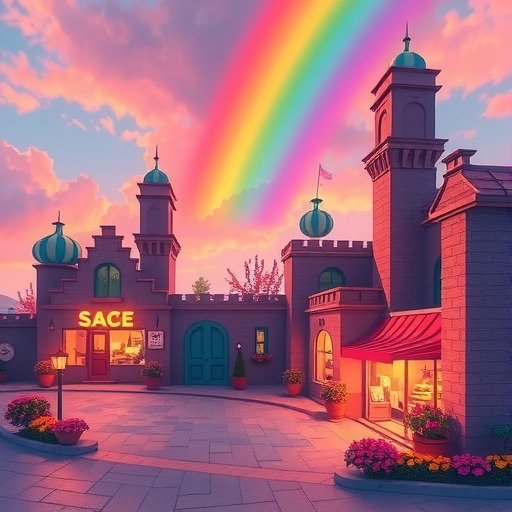 心动小镇5.18彩虹天朵朵和彩虹花束具体位置信息(图2) 心动小镇5.18彩虹天朵朵和彩虹花束具体位置信息(图2)