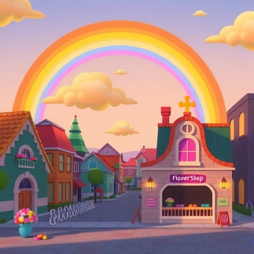 心动小镇5.18彩虹天朵朵和彩虹花束具体位置信息(图1) 心动小镇5.18彩虹天朵朵和彩虹花束具体位置信息(图1)