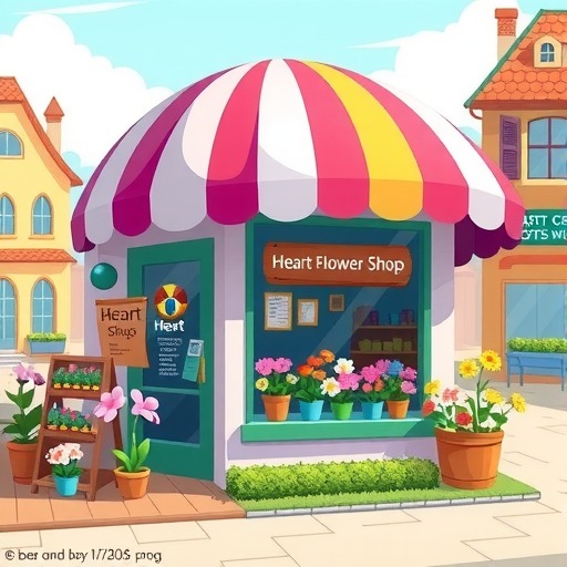 心动小镇心动小镇万能小场景|心动花店(图2)