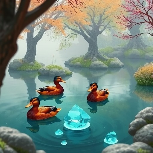 心动小镇8月24日心动小镇棕色小鸭子➕溜溜木➕萤石(图1)