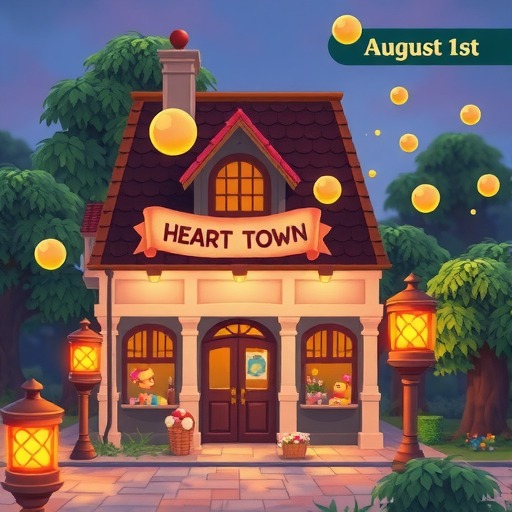 心动小镇8月1日心动小镇萤石，溜溜木泡泡位置(图1)