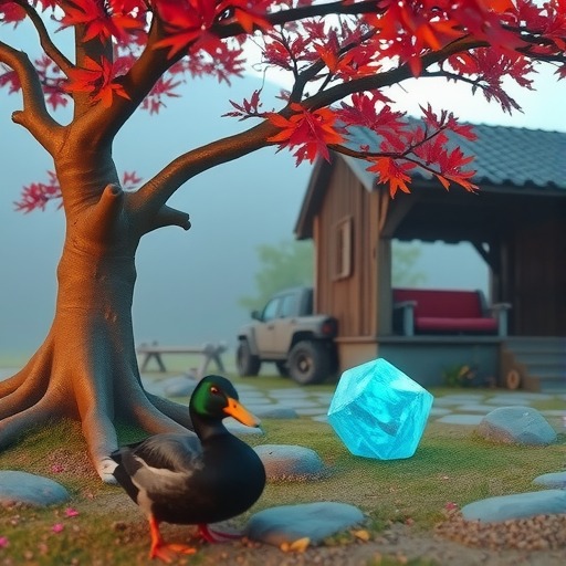 心动小镇8月22日心动小镇黑色小鸭子➕溜溜木➕萤石(图1)