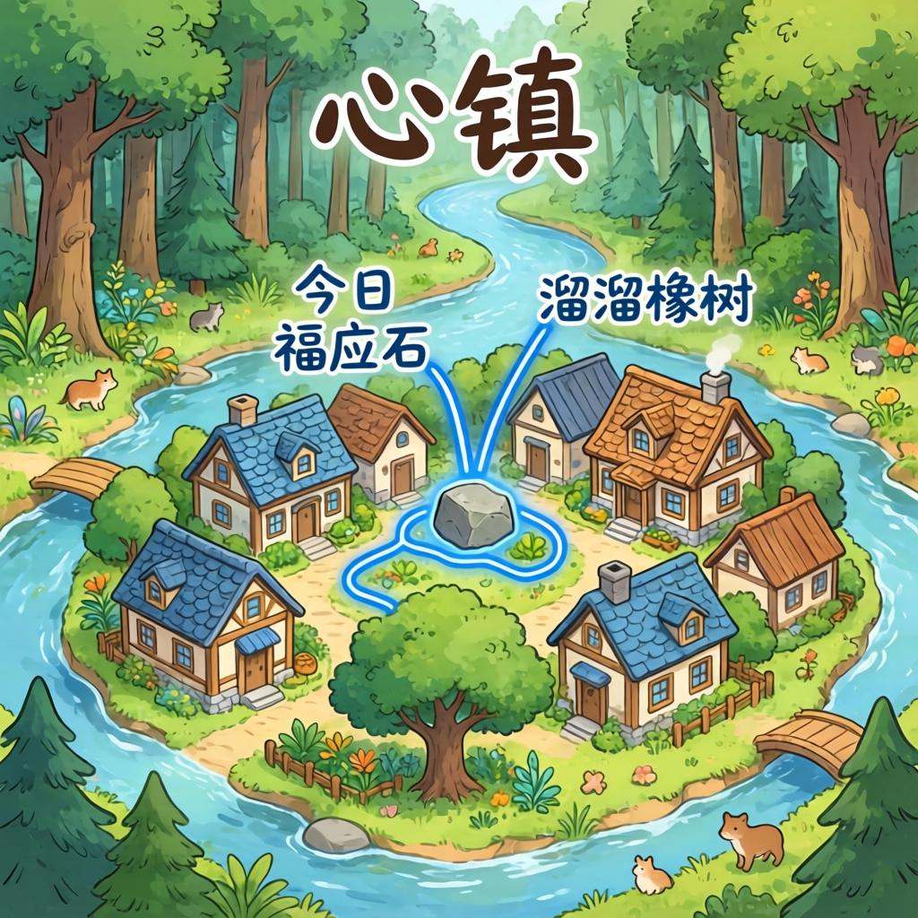 心动小镇2.11 今日萤石和溜溜橡木位置(图1)