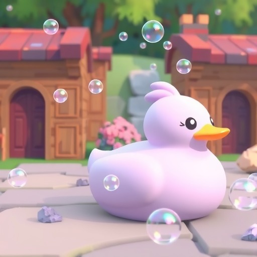 心动小镇8.15淡紫色小鸭子家具泡泡&橡木和萤石点位(图1)