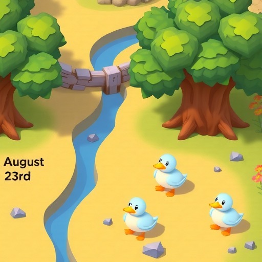 心动小镇心动小镇8月23日橡木、萤石+小鸭子位置(图1)