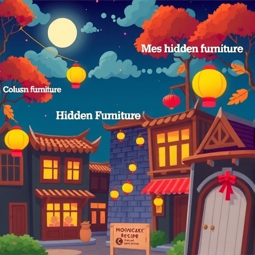 心动小镇巧寻花灯家具泡泡位置+月饼食谱丨9.16更新(图1)