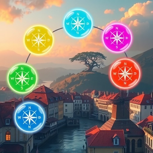 心动小镇8月16日六星罗盘泡泡位置(图1)