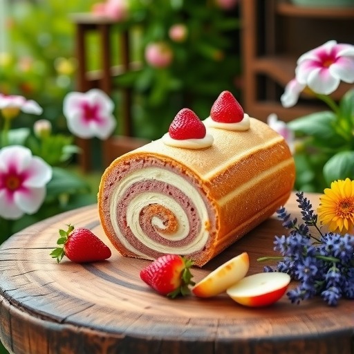 心动小镇心动小镇春野令最新食谱：饱藏蛋糕卷系列(图1)