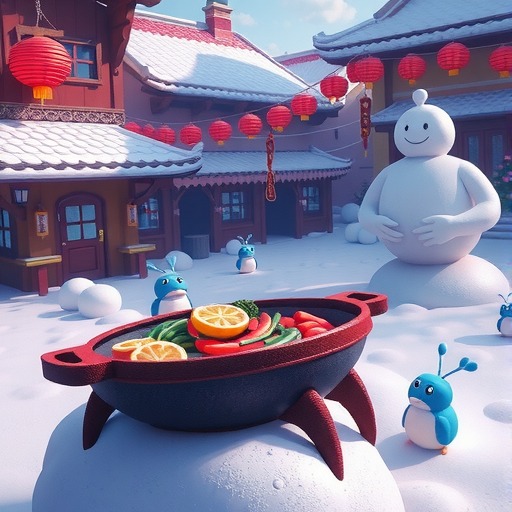 心动小镇（潮流代币）新春食谱+雪雕+新春虫子(图1)