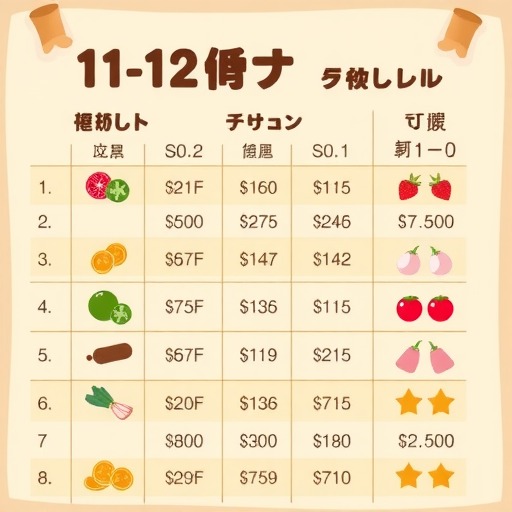 心动小镇11.28更新11-12级食谱价格表(图1) 心动小镇11.28更新11-12级食谱价格表(图1)