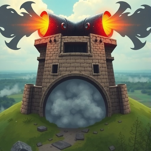 人征塔战建筑图鉴-重炮：主输出的高伤塔(图2)