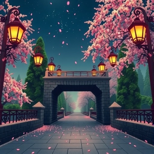 开放空间活动地图落樱夜桥全收集(图1)