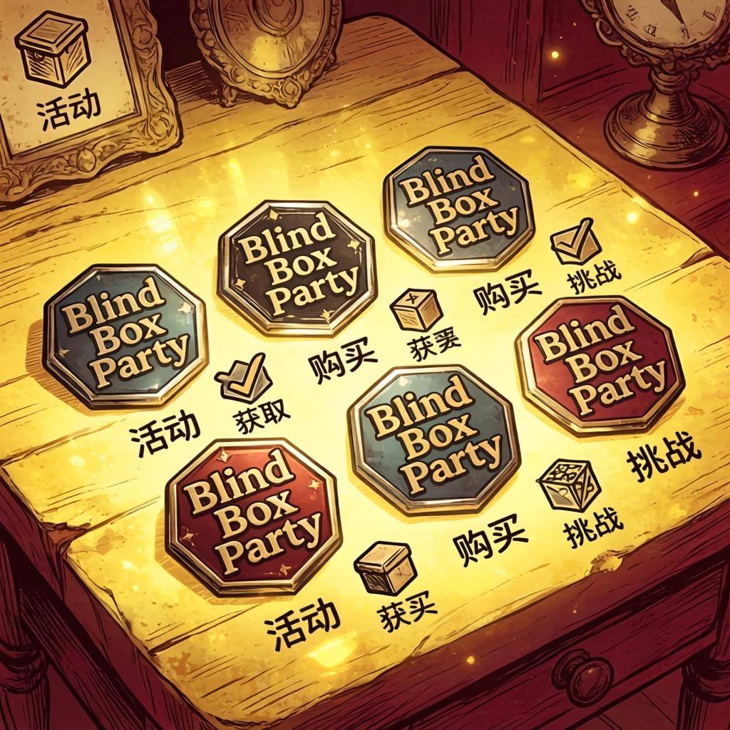 盲盒派对徽章图鉴与获取路径汇总（补充）(图1)