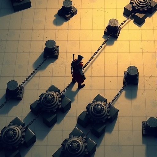 开心大碰撞【地图攻略】连杆模式 武士一拖三(图1)