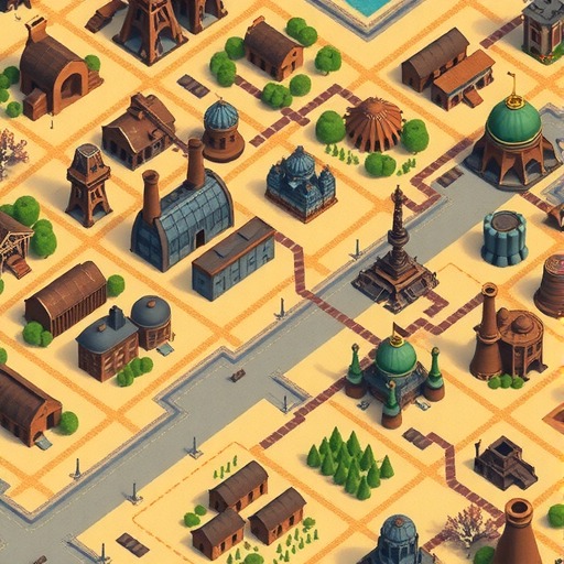 开放空间主城材料路线(图1)