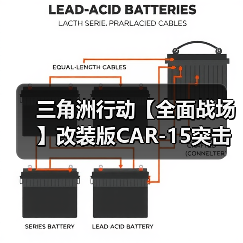 三角洲行动【全面战场】改装版CAR-15突击步枪新手友好，中近距离可靠之选！（图1）