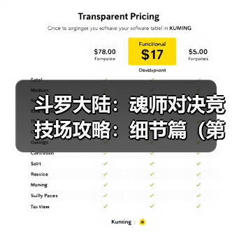 斗罗大陆:魂师对决竞技场攻略:细节篇(第十一期(图2) 斗罗大陆:魂师对决竞技场攻略:细节篇(第十一期(图2)
