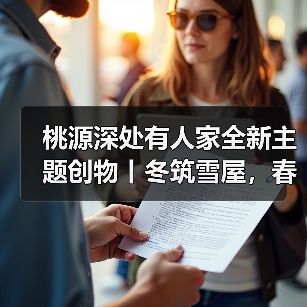 桃源深处有人家全新主题创物丨冬筑雪屋,春绽花开(图4) 桃源深处有人家全新主题创物丨冬筑雪屋,春绽花开(图4)