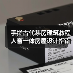 手搓古代茅房建筑教程 人畜一体房屋设计指南（图1）