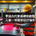 手搓古代茅房建筑教程 人畜一体房屋设计指南（图3）