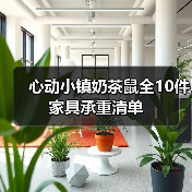 心动小镇奶茶鼠全10件家具承重清单（图2）