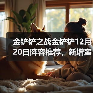 金铲铲之战金铲铲12月20日阵容推荐，新增蛮王艾希（图1）