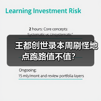 王都创世录本周刷怪地点跑路值不值？（图4）
