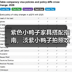 紫色小鸭子家具搭配指南,淡紫小鸭子拍照攻略全解析(图2) 紫色小鸭子家具搭配指南,淡紫小鸭子拍照攻略全解析(图2)