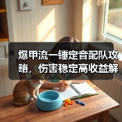 爆甲流一锤定音配队攻略,伤害稳定高收益解析(图2) 爆甲流一锤定音配队攻略,伤害稳定高收益解析(图2)