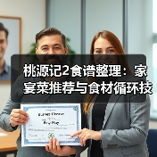 桃源记2食谱整理:家宴菜推荐与食材循环技巧(图2) 桃源记2食谱整理:家宴菜推荐与食材循环技巧(图2)