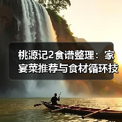 桃源记2食谱整理:家宴菜推荐与食材循环技巧(图3) 桃源记2食谱整理:家宴菜推荐与食材循环技巧(图3)