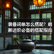 装备词条怎么搭配?萌新进阶必备的搭配指南(图3) 装备词条怎么搭配?萌新进阶必备的搭配指南(图3)