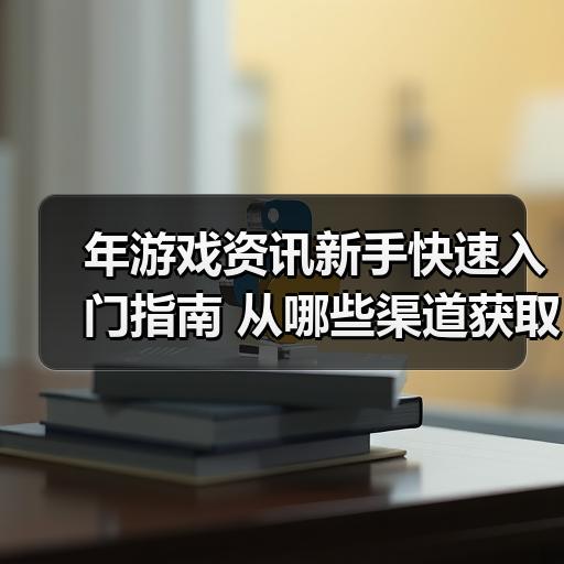 年游戏资讯新手快速入门指南 从
