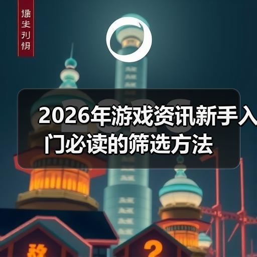 2026年游戏资讯新手入门必读