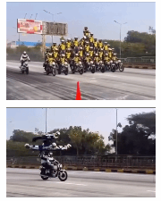 传统艺能不能丢？印度阅兵彩排又见摩托“叠罗汉”