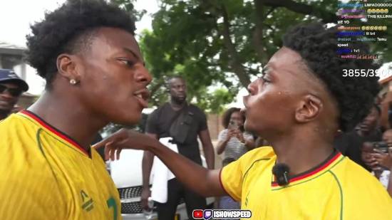 非洲粉丝竟神似甲亢哥，两人相见